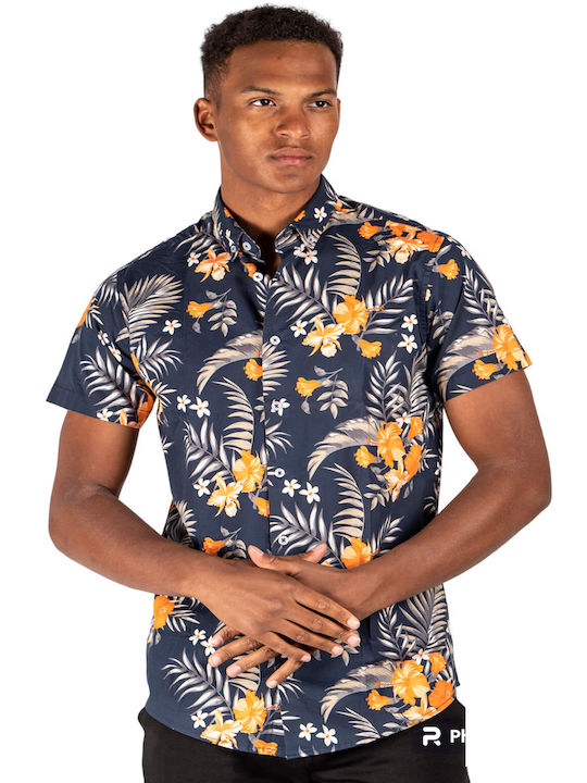 Gnious All over print Shirt Blue