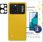 Wozinsky Full Kameraschutz Gehärtetes Glas Black für das Redmi Note 12 Pro