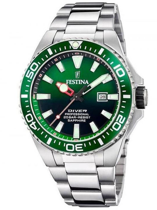 Festina Damen Uhr mit Silber Metallarmband