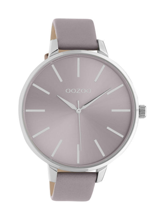 Oozoo Women's Watch with Gray Leather Strap
