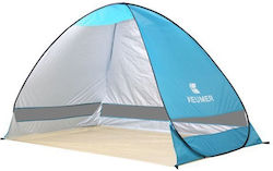 Keumer Beach Tent Pop Up 2 People Turquoise