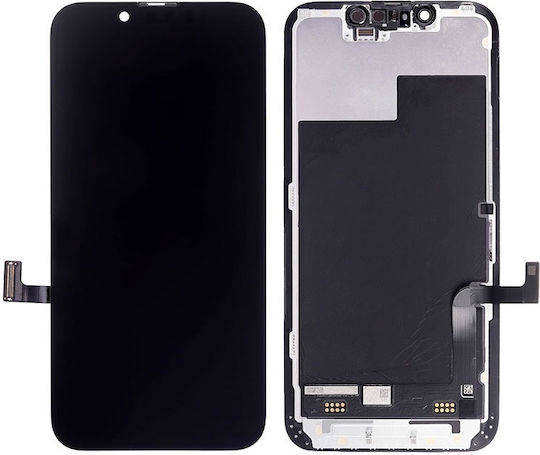 O ecran LCD TFT cu Mecanism Tactil pentru iPhone 13 mini (Negru)