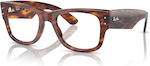 Ray Ban Plastic Eyeglass Frame Brown RB0840V 2144