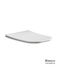 Bianco Ceramica Delia Καπάκι Λεκάνης Slim Soft Close από Βακελίτη 42.5x34cm Λευκό