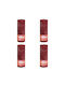 vidaXL Scented Candle Shine Red 4pcs