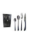 General Trade Set de Tacâmuri Negre 24buc