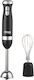 Hand Blender with Stainless Steel Shaft 400W Black