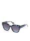 Max & Co Women's Sunglasses with Black Tartaruga Horn-Rimmed Frame and Gradient Lenses MO0059 55W