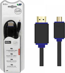 SGL Cable HDMI male - micro HDMI male 1.5m Μαύρο