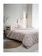 Vesta Home Rebecca 2 Κουβερλί Υπέρδιπλο Βαμβακοσατέν Ροζ 230x270cm