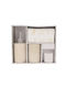 Next Ceramic Bathroom Accessory Set Beige 3pcs