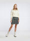 Pepe Jeans Denim Mini Skirt in Black color