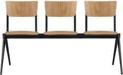 Κάθισμα Αναμονής 3 Θέσεων Bench Fuego/D3 Μπεζ 150x53x84cm Κάθισμα Αναμονής 3 Θέσεων Bench Fuego/D3 Μπεζ 150x53x84cm