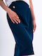 Forel Pencil High Waist Midi Skirt in Blue color