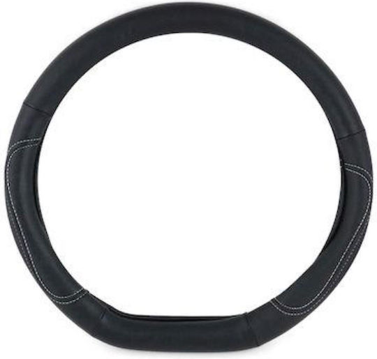 Autoline Car Steering Wheel Cover D Synthetic Black