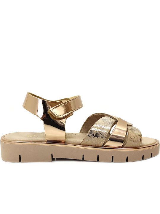 Ricco Mondo Kinder Sandalen Anatomisch Gold