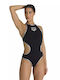 Arena One-Piece Swimsuit with Cutouts Black