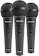 Proel DM-800 Kit (3pcs) Σετ Δυναμικό Μικρόφωνο Χειρός, Shock Mounted για Φωνητικά