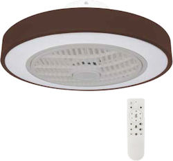 Gruppe CMBF-FS6008 Πλαφονιέρα 50cm με Φως Cappuccino