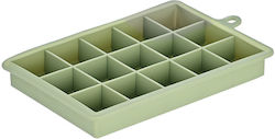 Estia Silicone Ice Cube Tray Rectangular 15 Slots Green 01-14995