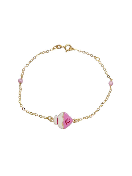 CHILDREN'S GOLD BRACELET 14K RBCG037