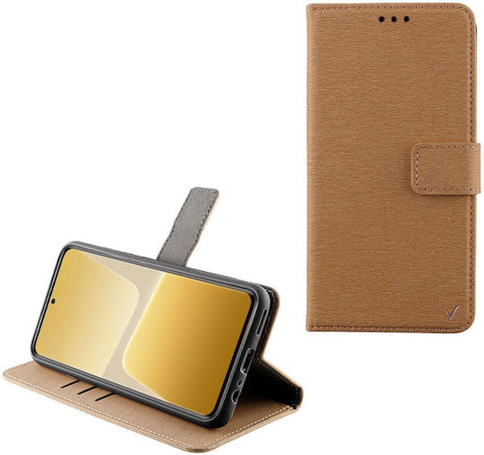 Volte-Tel Wallet Δερματίνης Καφέ (Xiaomi 13 Lite)