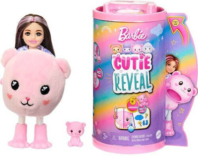 Barbie Teddy Bear Doll Cutie Reveal for 3++ Years