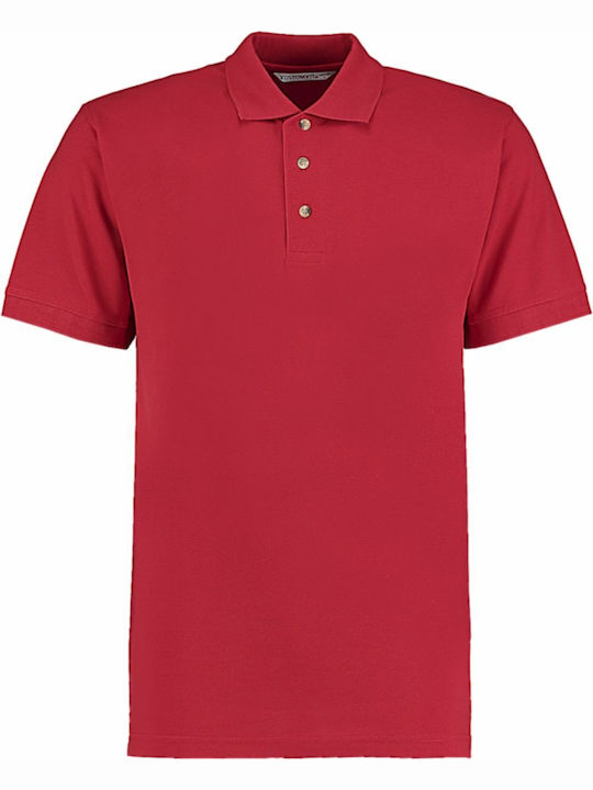 Kustom Kit KK400 Men's Short Sleeve Promotional Blouse Red