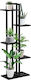 Outsunny 845-759V00BK Turnul de plante Lemn 40x22x113cm.