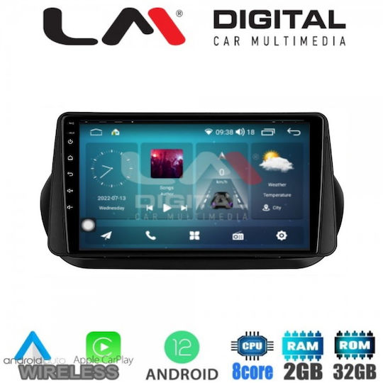 LM Digital Автомобилна Аудио Система (Блутут/USB/WiFi/GPS/Apple-Carplay/Android-Auto)