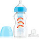 Dr. Brown's Plastikflasche Sippy Spout Gegen Koliken mit Silikonsauger für 6+ Monate 270ml