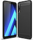 Techsuit Carbon Задна корица Силикон Черен (Galaxy A7 2018)