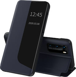 Techsuit eFold Series Back Cover Δερματίνης Μπλε (Huawei P40)