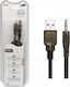 SGL USB 2.0 Кабел USB-A мъжки - 3,5 мм мъжки Черен 5м 097176