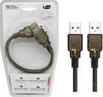 SGL USB 2.0 Cablu USB-A de sex masculin - USB-A de sex masculin Negru 0.17m 098135