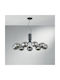 Fan Europe I-Honey-S9-NER G9 Pendant Light Black Ball for 9 Bulbs G9 83.4x41x161cm