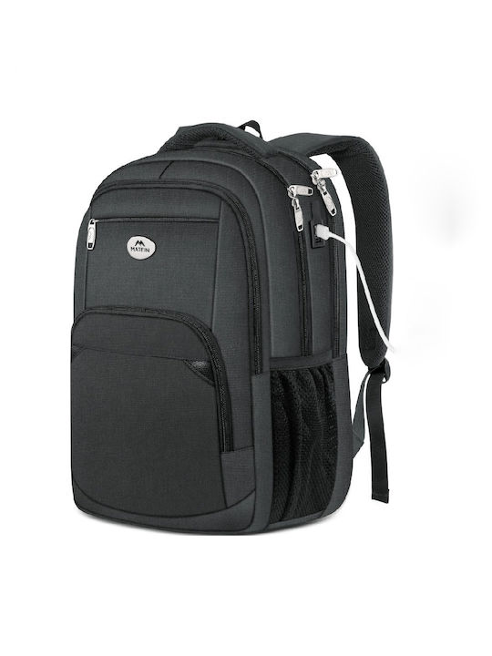 Matein Τσάντα Πλάτης για Laptop 15.6" σε Μαύρο χρώμα 1331