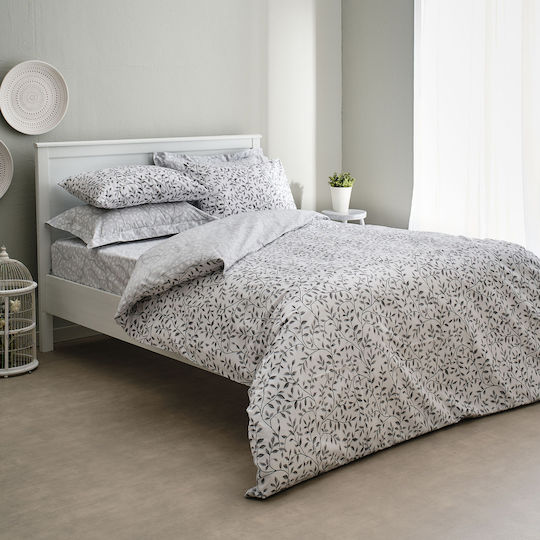 Charalambidis Textiles Bettbezug Doppelbett 200x240 Olive Grey