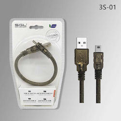 SGL 098074 USB-A male σε mini USB male