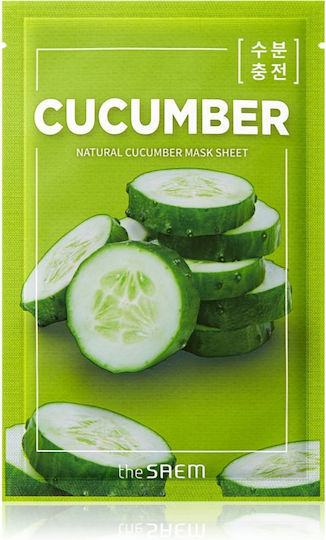 The Saem Cucumber Sheet Μάσκα Προσώπου για Ενυδάτωση 21ml