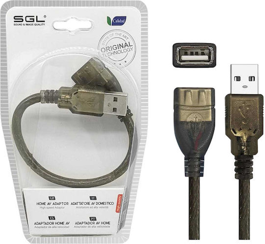 SGL Konverter USB-A männlich zu USB-A weiblich 1Stück 098081