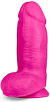 Blush Au Naturel Bold Chub Ρεαλιστικό Dildo με Όρχεις και Βεντούζα Ροζ 25cm