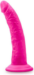 Blush Au Naturel Bold Jack Διπλό Dildo με Βεντούζα Ροζ 18cm