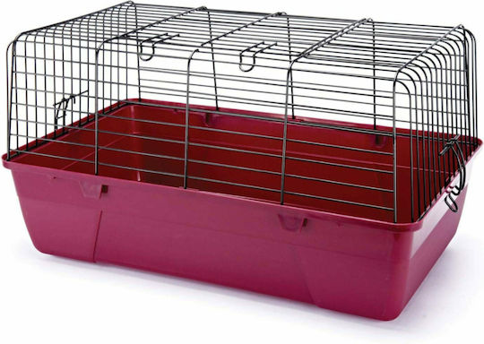 Pet Camelot Rodent Cage Burgundy Rabbit Cage 84.5x37x49cm