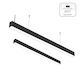 Inlight Commercial Linear LED Ceiling Light 60W IP20 L180xD5xH7.5cm