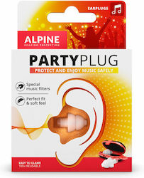 Alpine PartyPlug Ωτοασπίδες σε Διάφανο Χρώμα 2τμχ 111.21.655