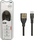 SGL USB 2.0 Cable USB-A female - micro USB-A male Μαύρο 1.5m (097510)