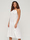 Superdry Summer Midi Dress White