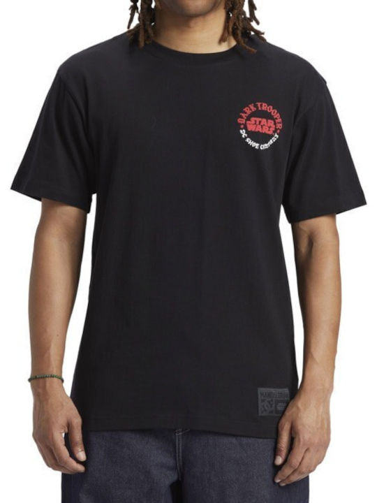 DC Ανδρικό T-shirt Κοντομάνικο Μαύρο
