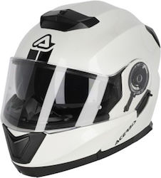 Acerbis Serel White Κράνος Μηχανής Flip-Up ECE 22.05 1550gr με Sunvisor